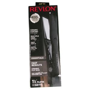 NEW Revlon 1.5" Ceramic Flat Iron - Fast, Smooth, Straight Hair!